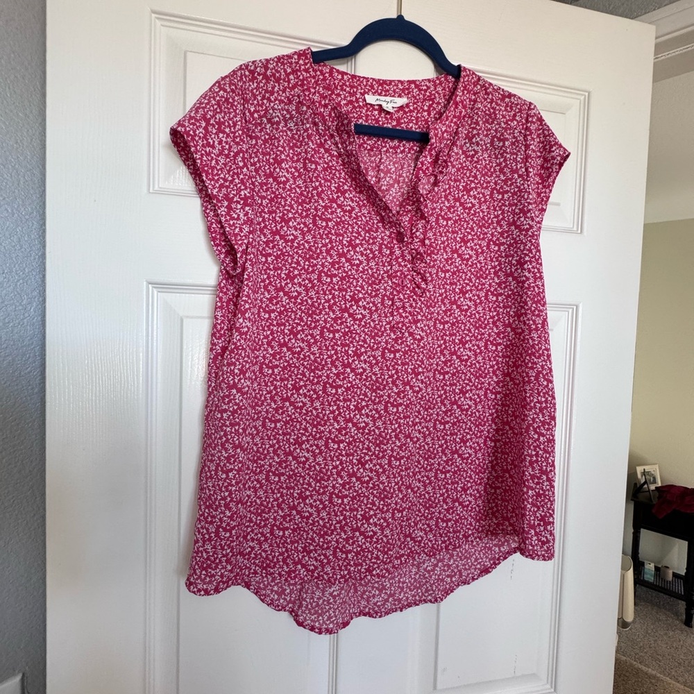 Pink Floral Top